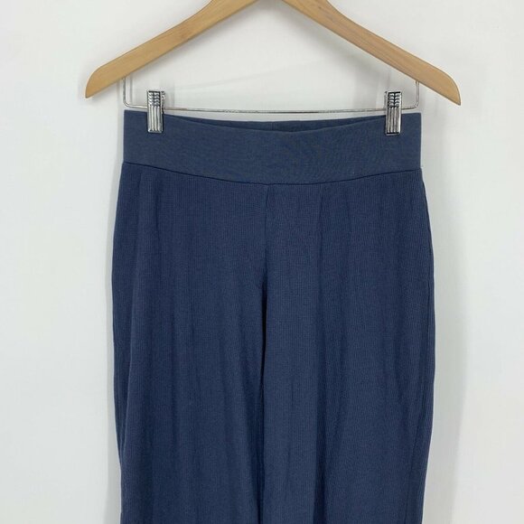 Talbots Waffle Knit Wide Leg Sweat Pants Size XS Pajama Bottoms Lounge Comfort - Picture 3 of 8
